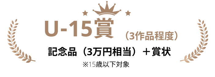 記念品３万円相当＋賞状