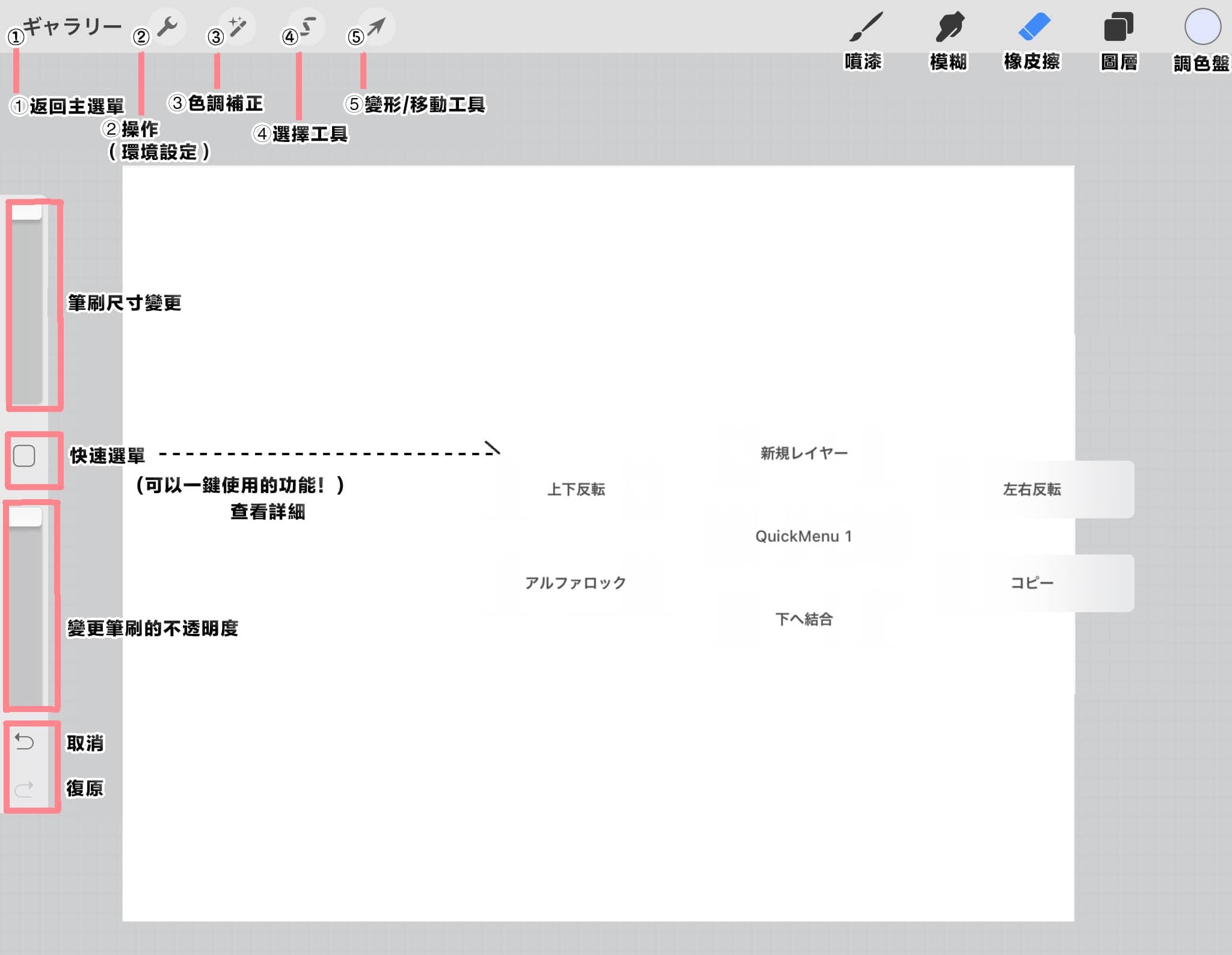 Procreate的基本使用方法、便利的功能